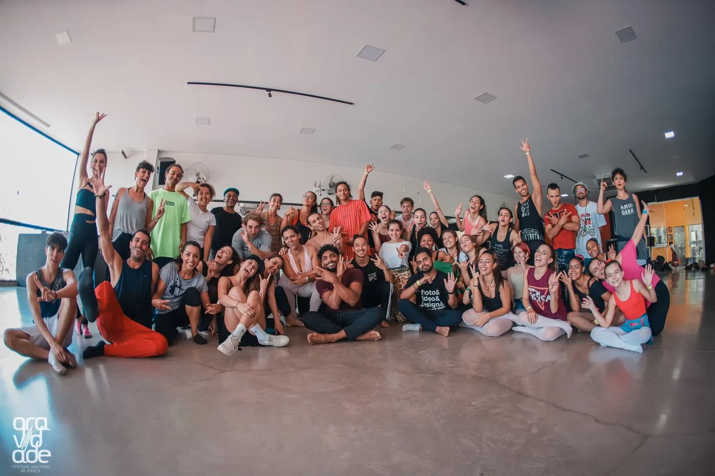 Equipe e participantes do Gravidade Festival 2019